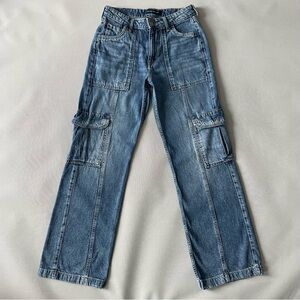 Aeropostale Utility Cargo Denim Jeans Women’s Size 2 Reg